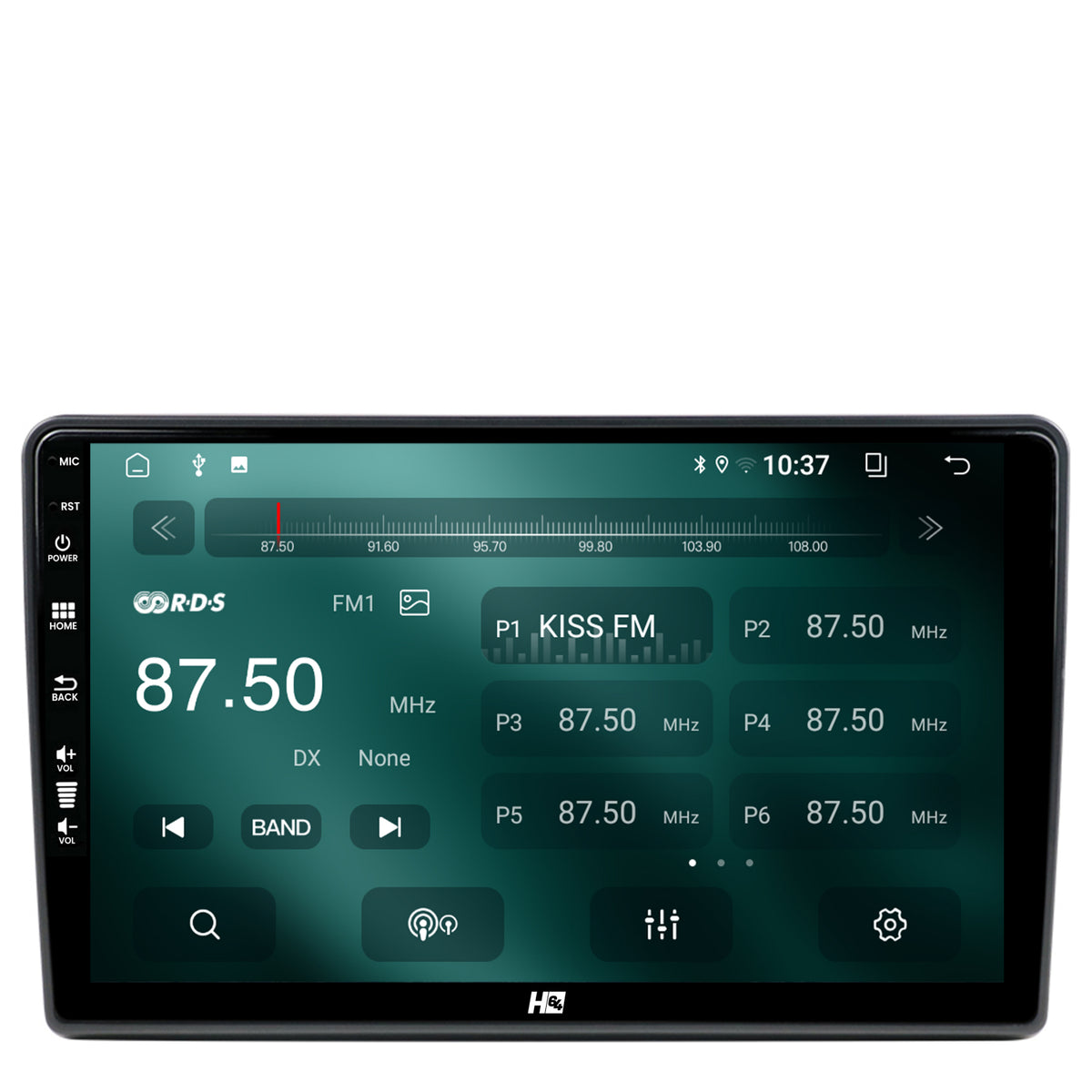 Navigatie HUB64 Peugeot 307, 2GB RAM, Android, GPS, Wi-FI, Carplay, Android Auto, USB, Bluetooth, Radio, Waze, Touchscreen, 9 inch