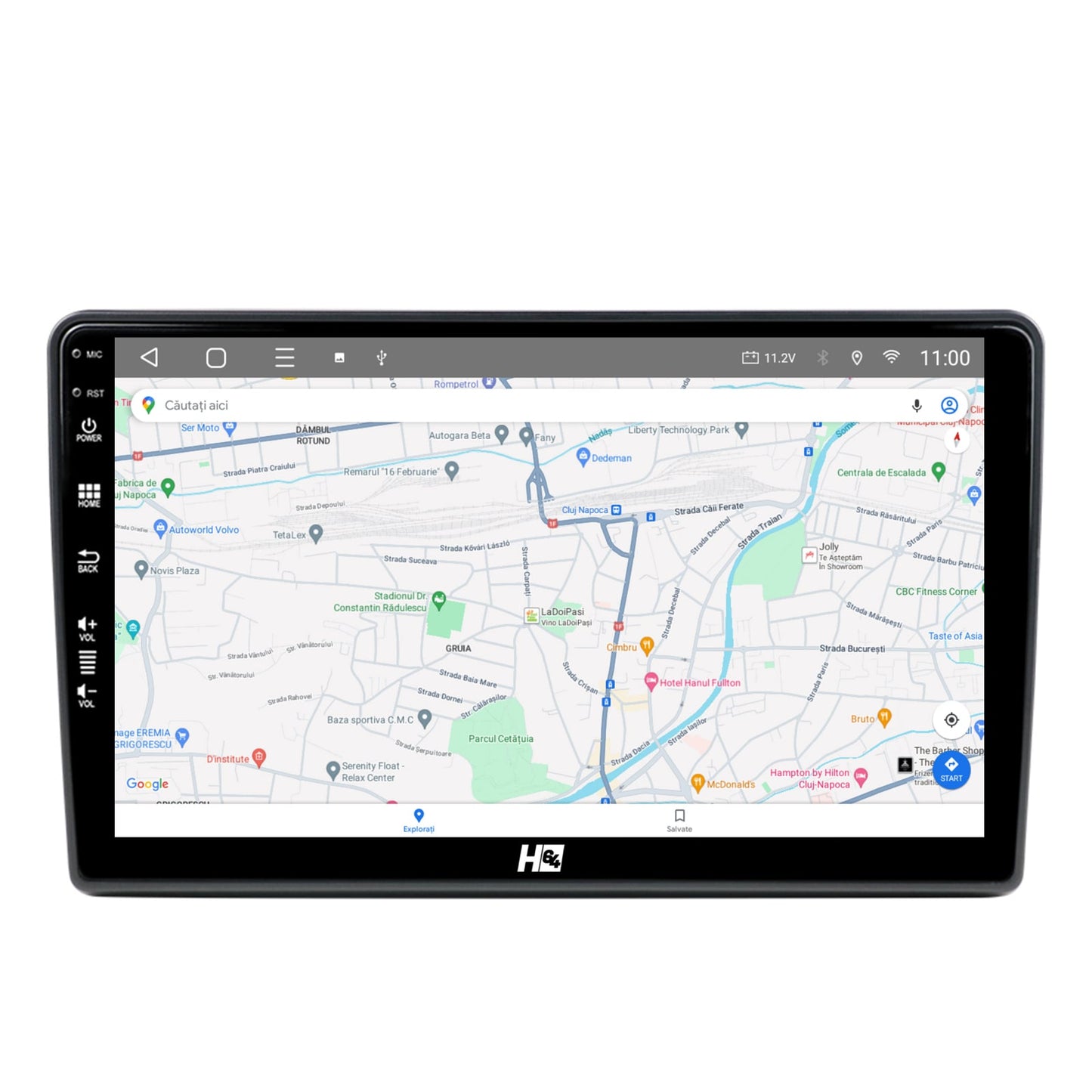 Navigatie HUB64 Peugeot 308 (2012-2017), 2GB RAM, Android, GPS, Wi-FI, Carplay, Android Auto, USB, Bluetooth, Radio, Waze, Touchscreen, 9 inch