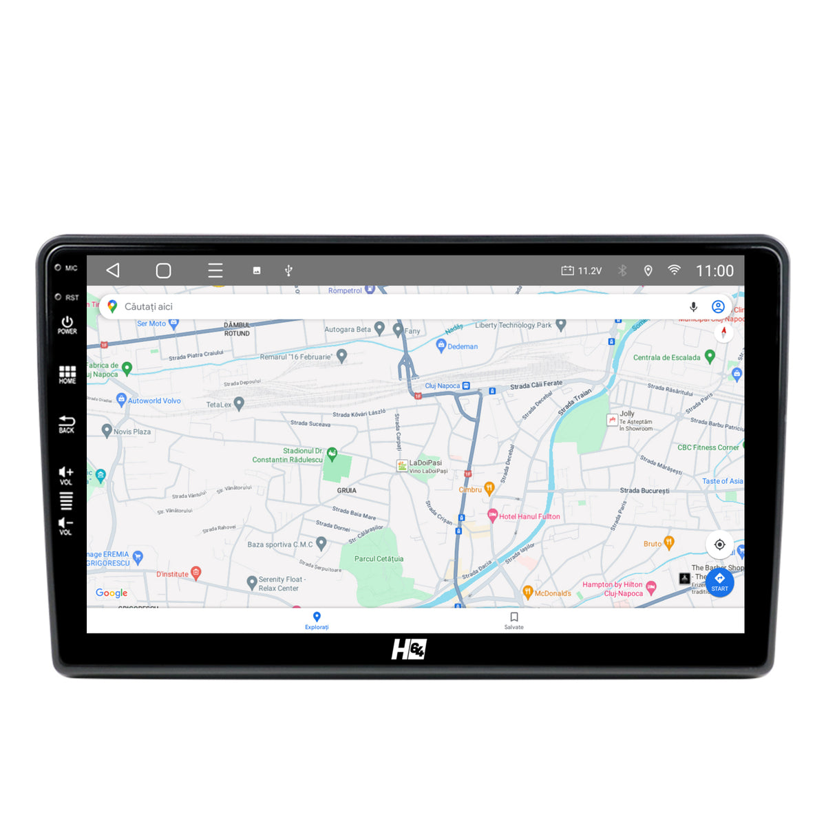 Navigatie HUB64 Peugeot 308 (2012-2017), 8GB RAM, Android, Octacore, Slot Sim 4G, DSP, GPS, Wi-FI, Carplay, Android Auto, USB, Bluetooth, Waze, Touchscreen, 9 Inch