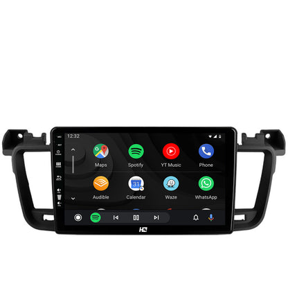 Navigatie HUB64 Peugeot 508 (2010-2018), 2GB RAM, Android, GPS, Wi-FI, Carplay, Android Auto, USB, Bluetooth, Radio, Waze, Touchscreen, 9 inch