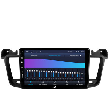 Navigatie HUB64 Peugeot 508 (2010-2018), 6GB RAM, Android, Octacore, Slot Sim 4G, DSP, GPS, Wi-FI, Carplay, Android Auto, USB, Bluetooth, Waze, Touchscreen, 9 Inch