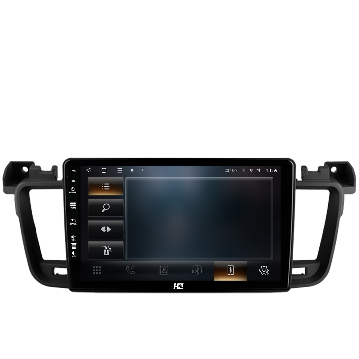 Navigatie HUB64 Peugeot 508 (2010-2018), 8GB RAM, Android, Octacore, Slot Sim 4G, DSP, GPS, Wi-FI, Carplay, Android Auto, USB, Bluetooth, Waze, Touchscreen, 9 Inch