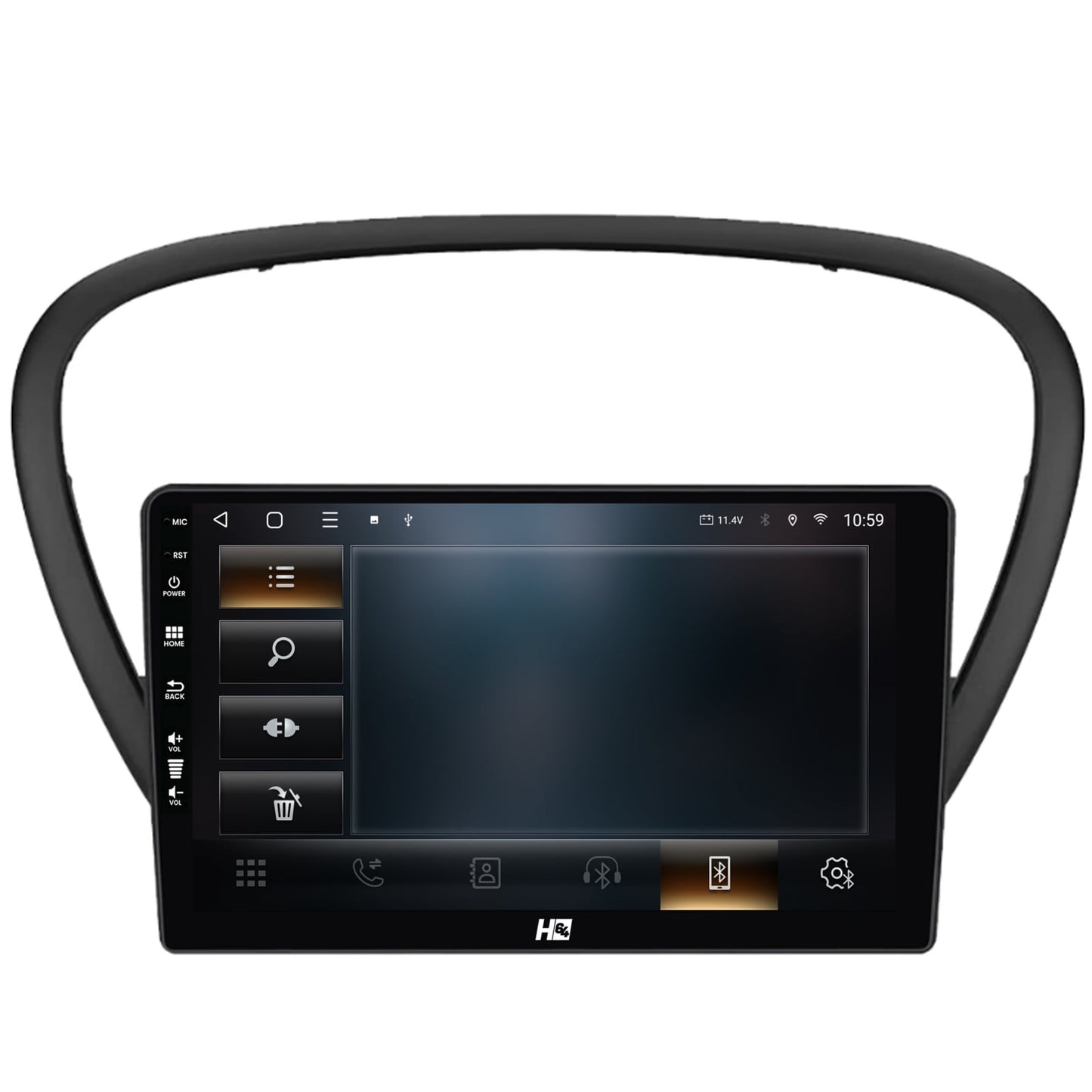 Navigatie HUB64 Peugeot 607 (2004-2011), 2GB RAM, Android, GPS, Wi-FI, Carplay, Android Auto, USB, Bluetooth, Radio, Waze, Touchscreen, 9 inch