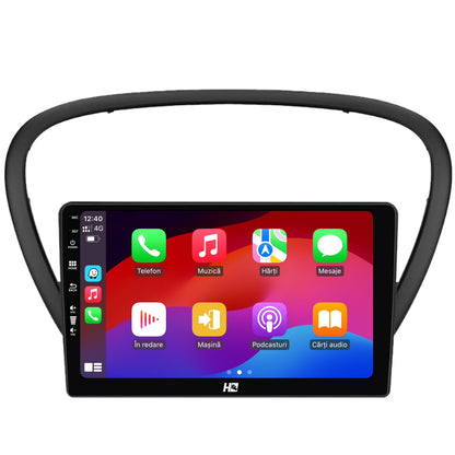 Navigatie HUB64 Peugeot 607 (2004-2011), 4GB RAM, Android, Quadcore, DSP, GPS, Wi-FI, Carplay, Android Auto, USB, Bluetooth, Waze, Touchscreen, 9 inch