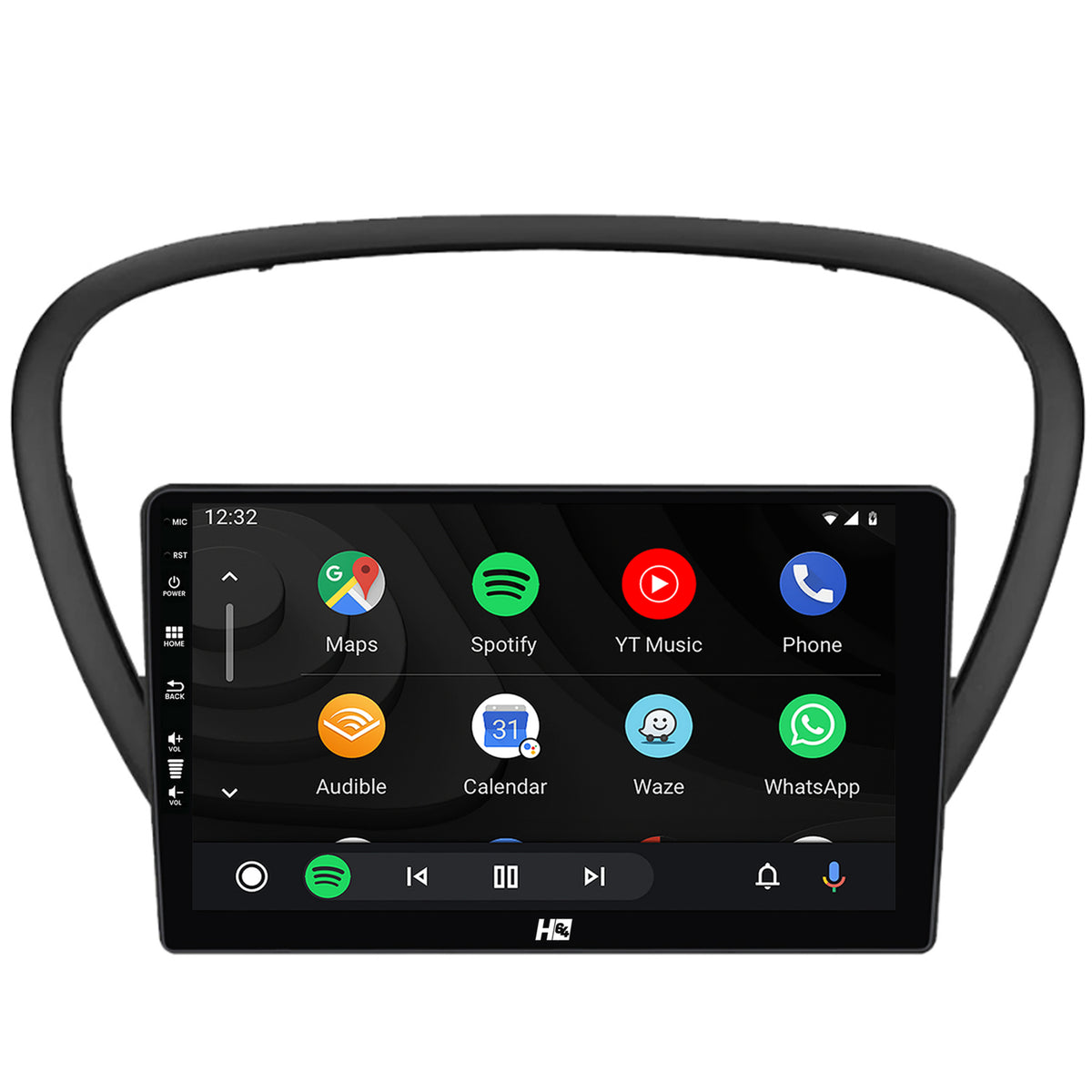 Navigatie HUB64 Peugeot 607 (2004-2011), 6GB RAM, Android, Octacore, Slot Sim 4G, DSP, GPS, Wi-FI, Carplay, Android Auto, USB, Bluetooth, Waze, Touchscreen, 9 Inch