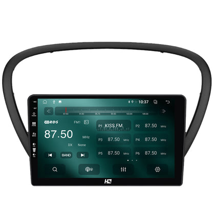 Navigatie HUB64 Peugeot 607 (2004-2011), 2GB RAM, Android, GPS, Wi-FI, Carplay, Android Auto, USB, Bluetooth, Radio, Waze, Touchscreen, 9 inch