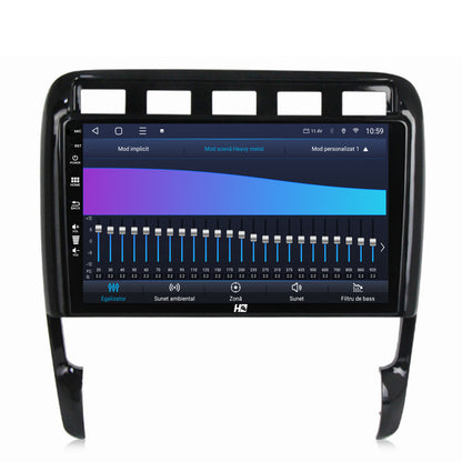 Navigatie HUB64 Porsche Cayenne (2002-2010), 8GB RAM, Android, Octacore, Slot Sim 4G, DSP, GPS, Wi-FI, Carplay, Android Auto, USB, Bluetooth, Waze, Touchscreen, 9 Inch