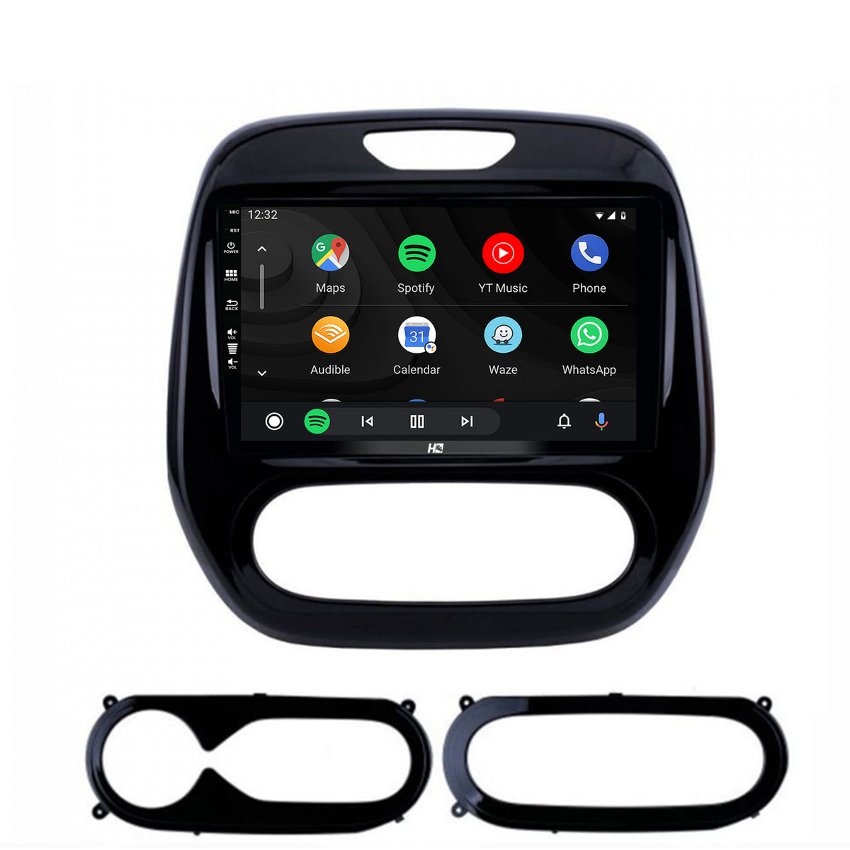 Navigatie HUB64 Renault Captur (2013-2019), 2GB RAM, Android, GPS, Wi-FI, Carplay, Android Auto, USB, Bluetooth, Radio, Waze, Touchscreen, 9 inch