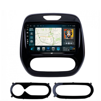 Navigatie HUB64 Renault Captur (2013-2019), 4GB RAM, Android, Quadcore, DSP, GPS, Wi-FI, Carplay, Android Auto, USB, Bluetooth, Waze, Touchscreen, 9 inch