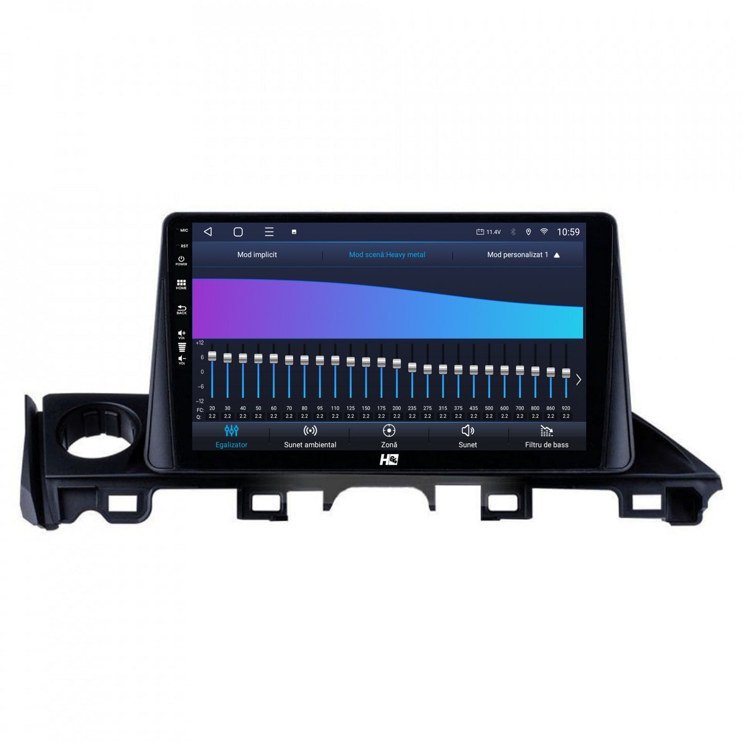 Navigatie HUB64 Mazda 6 lll (2015-2018), 4GB RAM, Android, Octacore, Slot Sim 4G, DSP, GPS, Wi-FI, Carplay, Android Auto, USB, Bluetooth, Waze, Touchscreen, 9 inch