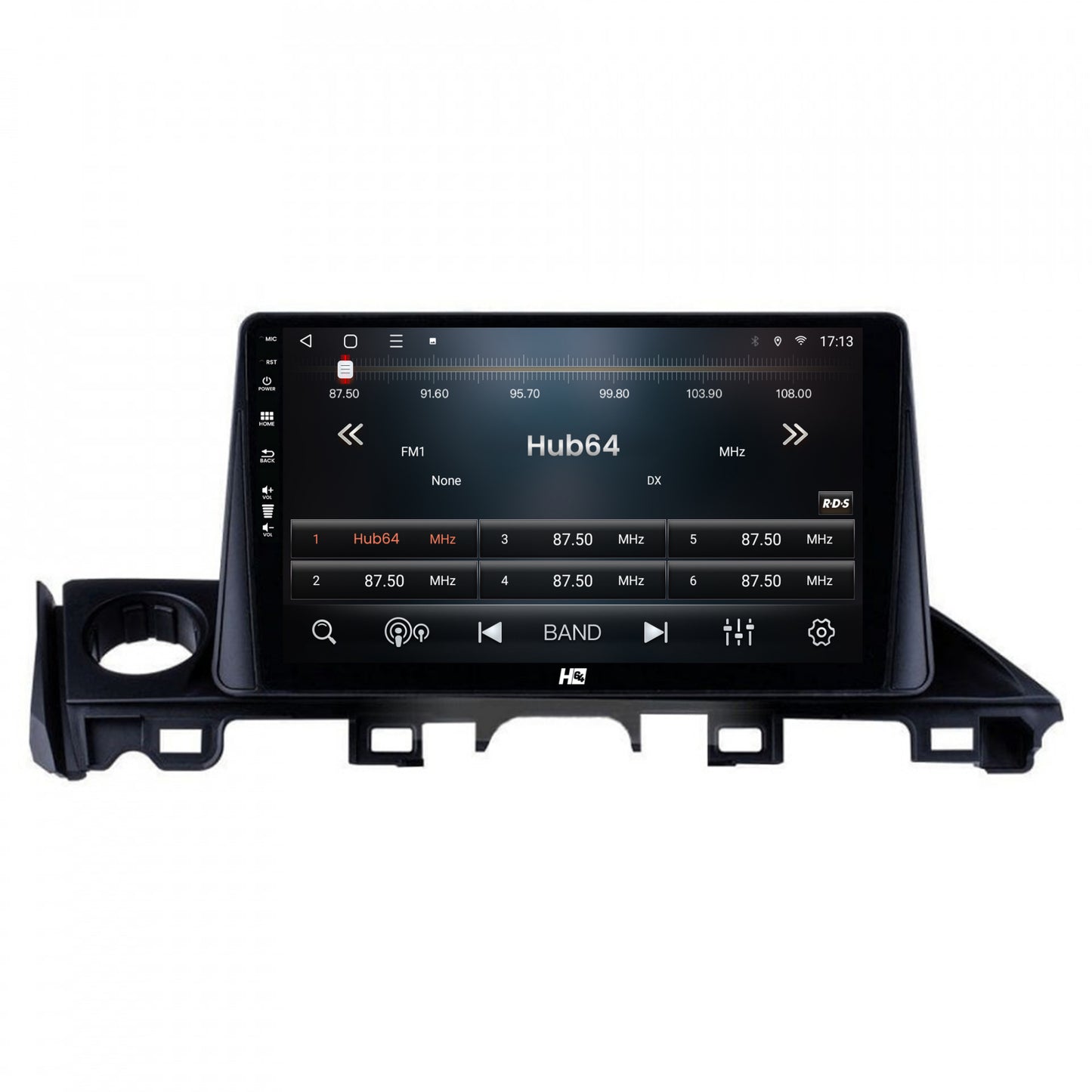 Navigatie HUB64 Mazda 6 lll (2015-2018), 4GB RAM, Android, Octacore, Slot Sim 4G, DSP, GPS, Wi-FI, Carplay, Android Auto, USB, Bluetooth, Waze, Touchscreen, 9 inch