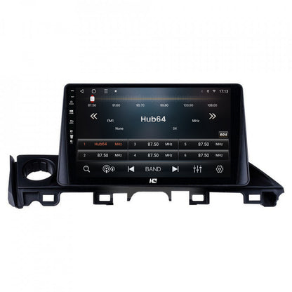 Navigatie HUB64 Mazda 6 lll (2015-2018), 4GB RAM, Android, Octacore, Slot Sim 4G, DSP, GPS, Wi-FI, Carplay, Android Auto, USB, Bluetooth, Waze, Touchscreen, 9 inch