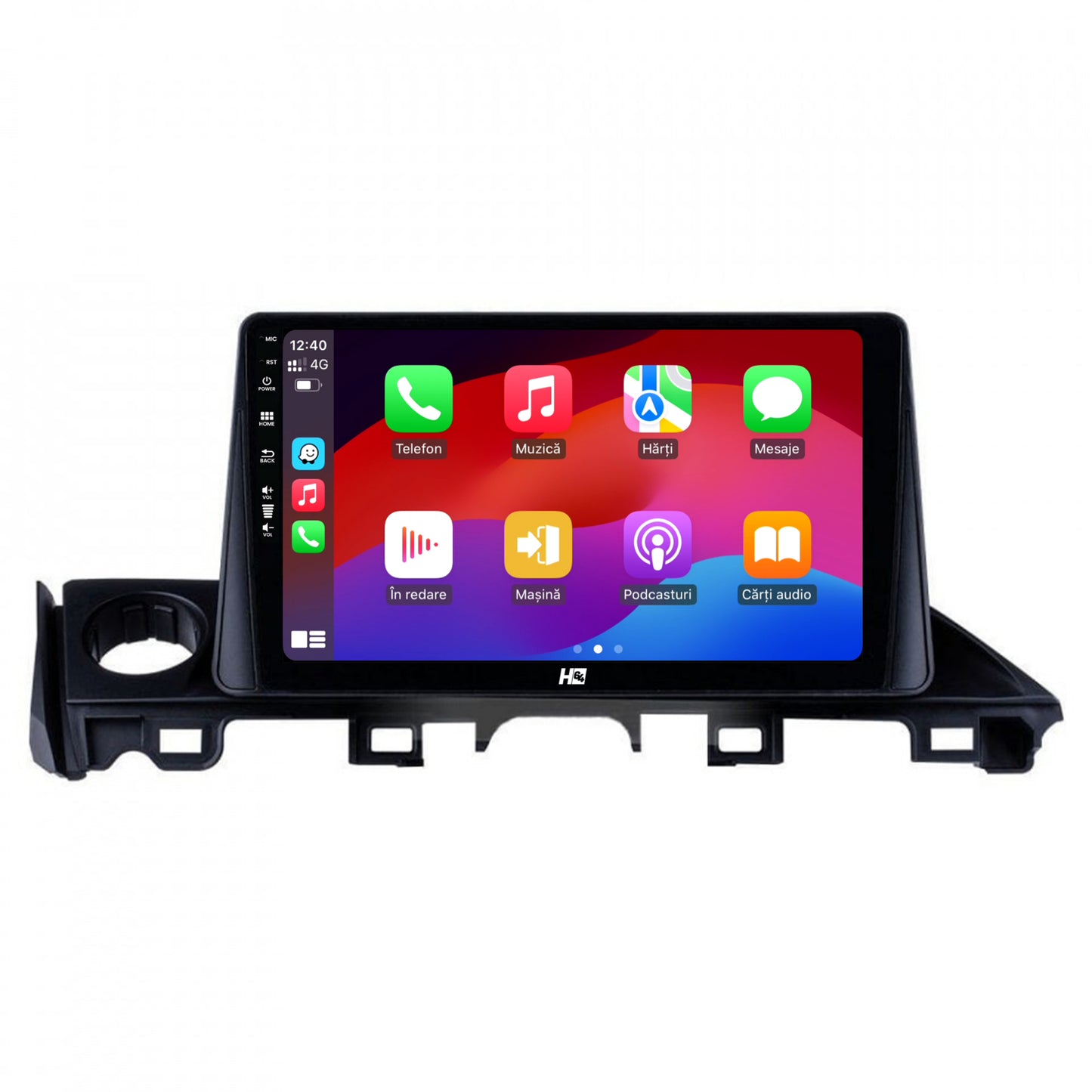 Navigatie HUB64 Mazda 6 lll (2015-2018), 4GB RAM, Android, Octacore, Slot Sim 4G, DSP, GPS, Wi-FI, Carplay, Android Auto, USB, Bluetooth, Waze, Touchscreen, 9 inch