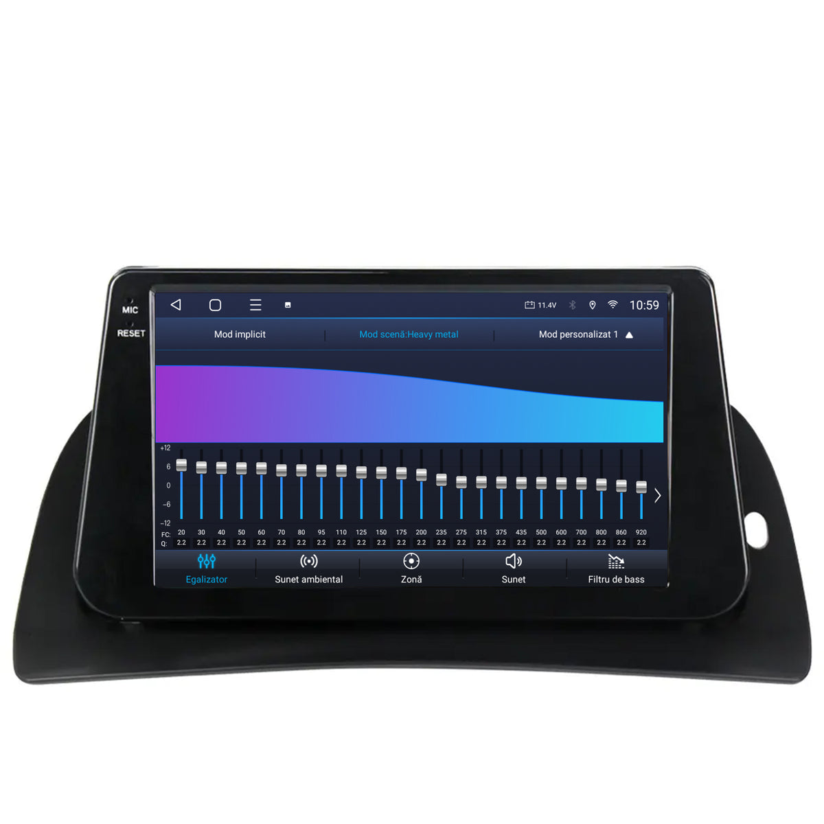 Navigatie HUB64 Renault Kangoo (2015-2020), 4GB RAM, Android, Quadcore, DSP, GPS, Wi-FI, Carplay, Android Auto, USB, Bluetooth, Waze, Touchscreen, 9 inch