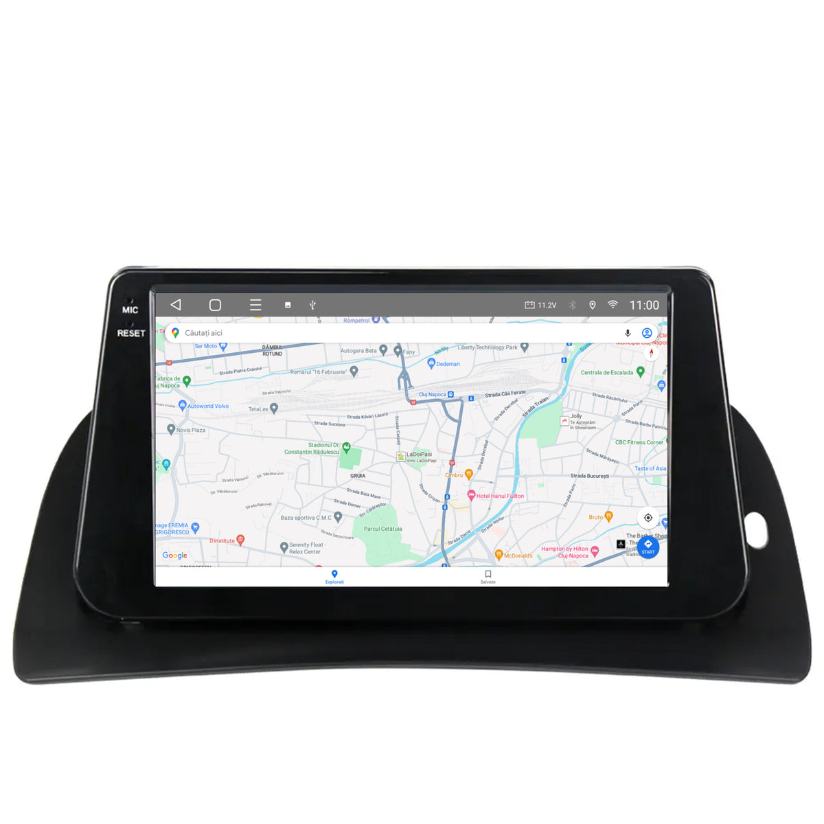 Navigatie HUB64 Renault Kangoo (2015-2020), 4GB RAM, Android, Quadcore, DSP, GPS, Wi-FI, Carplay, Android Auto, USB, Bluetooth, Waze, Touchscreen, 9 inch