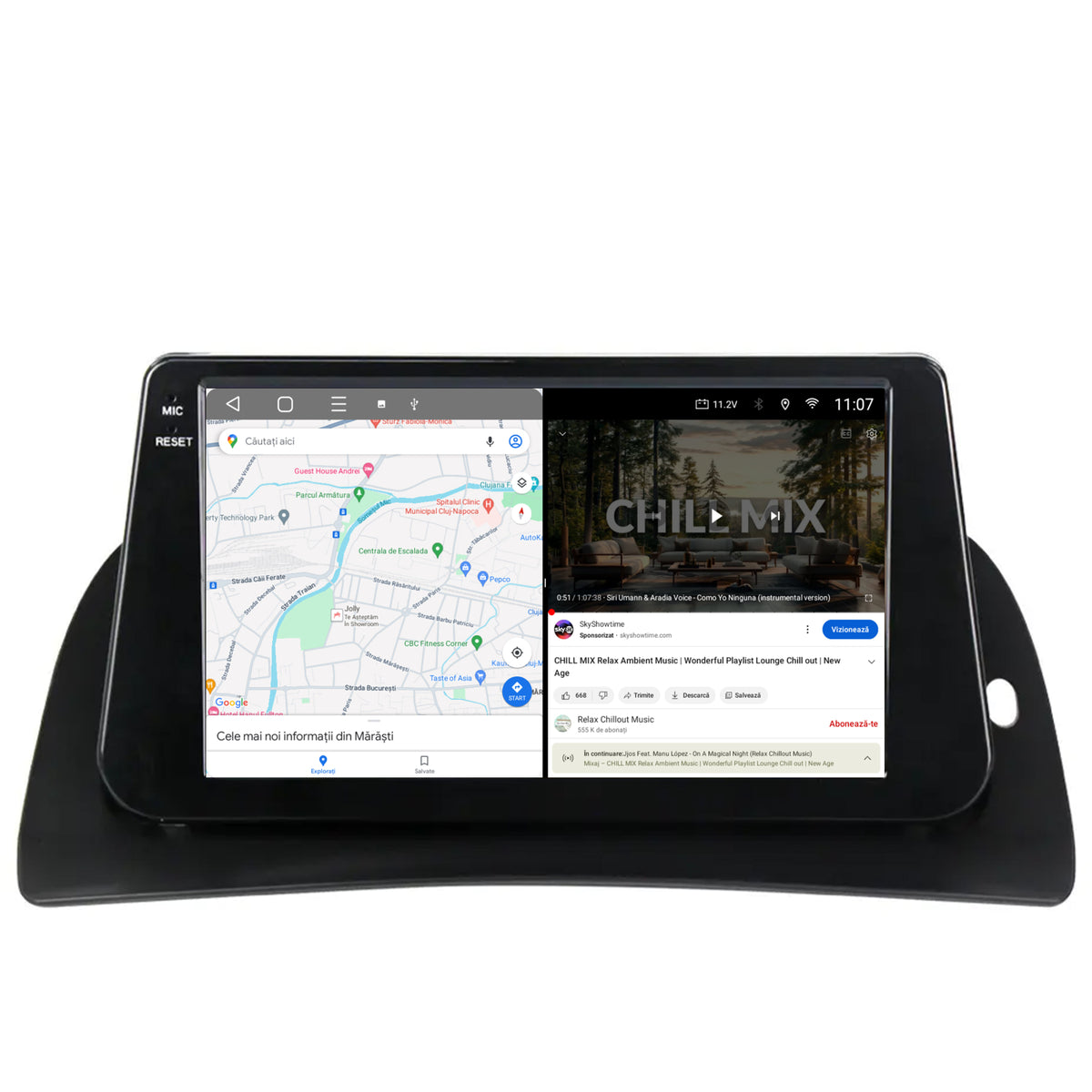 Navigatie HUB64 Renault Kangoo (2015-2020), 6GB RAM, Android, Octacore, Slot Sim 4G, DSP, GPS, Wi-FI, Carplay, Android Auto, USB, Bluetooth, Waze, Touchscreen, 9 Inch