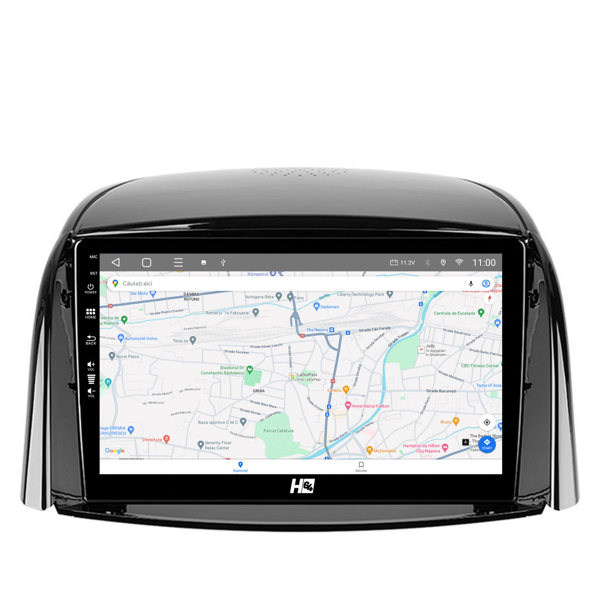 Navigatie HUB64 Renault Koleos (2009-2016), 2GB RAM, Android, GPS, Wi-FI, Carplay, Android Auto, USB, Bluetooth, Radio, Waze, Touchscreen, 9 inch