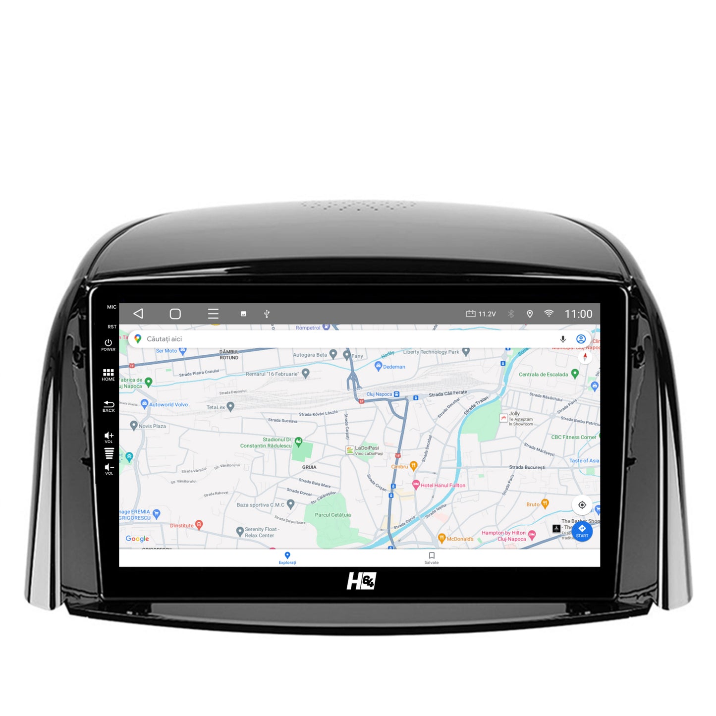 Navigatie HUB64 Renault Koleos (2009-2016), 2GB RAM, Android, GPS, Wi-FI, Carplay, Android Auto, USB, Bluetooth, Radio, Waze, Touchscreen, 9 inch