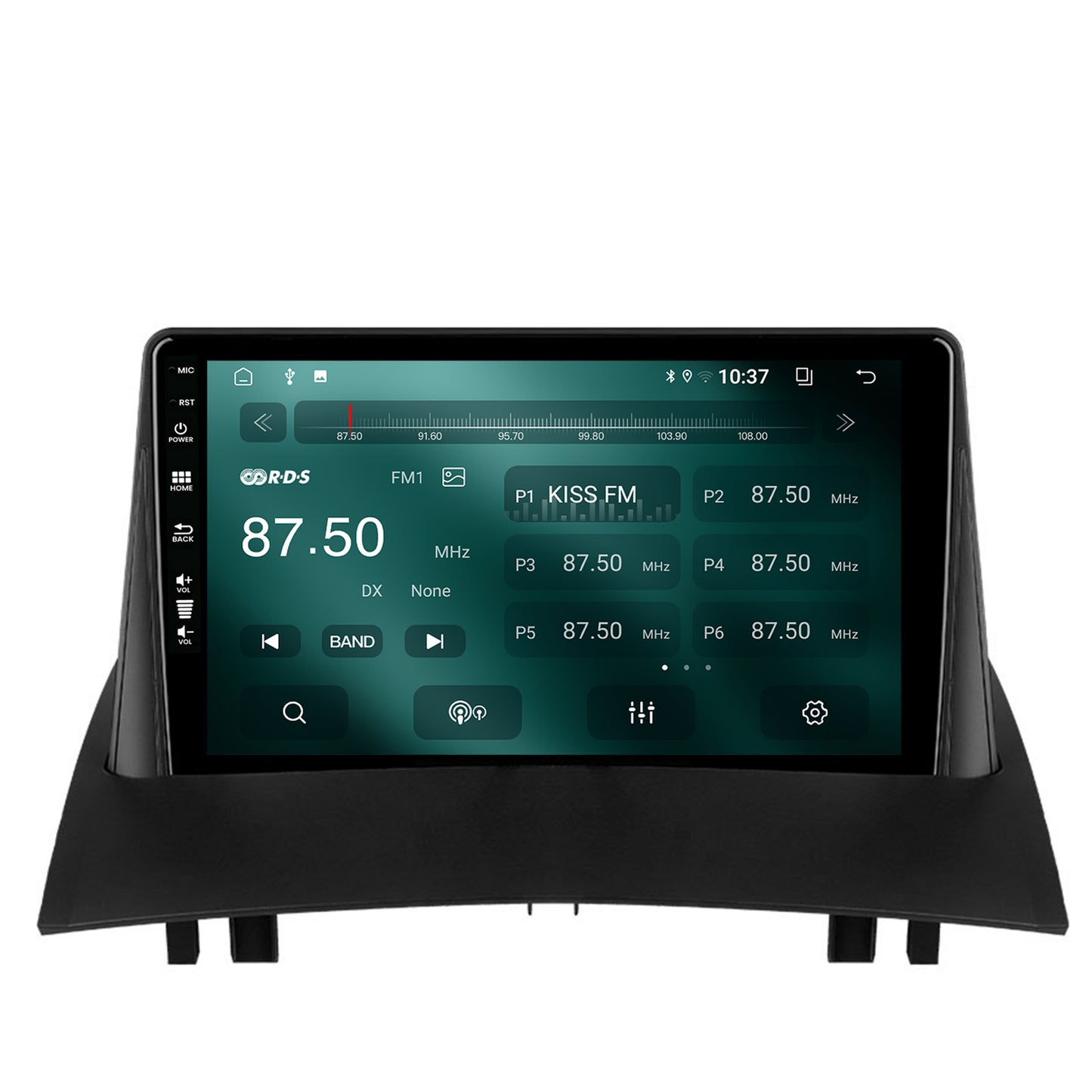 Navigatie HUB64 Renault Megane 2 (2002-2009), 2GB RAM, Android, GPS, Wi-FI, Carplay, Android Auto, USB, Bluetooth, Radio, Waze, Touchscreen, 9 inch