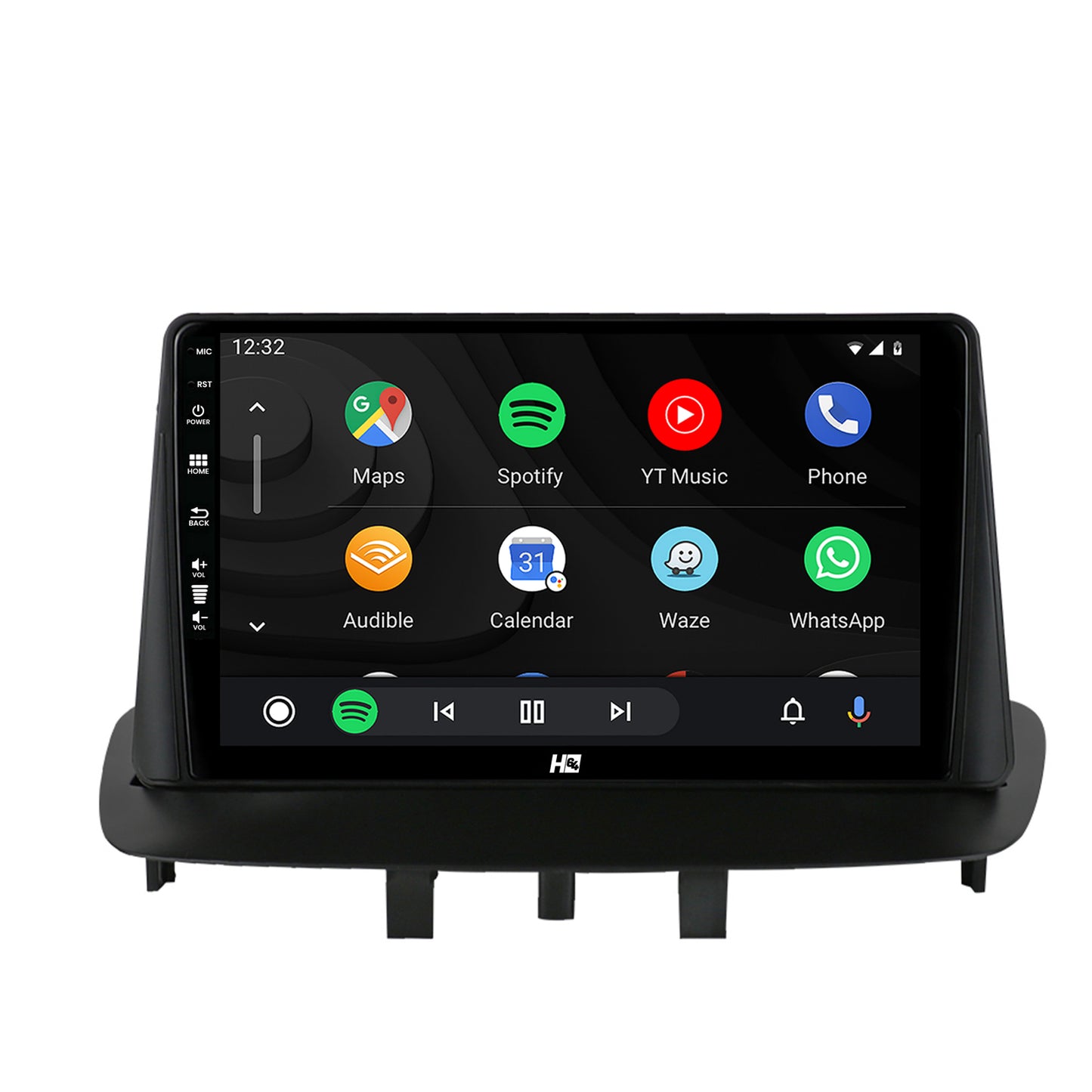 Navigatie HUB64 Renault Megane 3 / Fluence (2009-2016), 2GB RAM, Android, GPS, Wi-FI, Carplay, Android Auto, USB, Bluetooth, Radio, Waze, Touchscreen, 9 inch