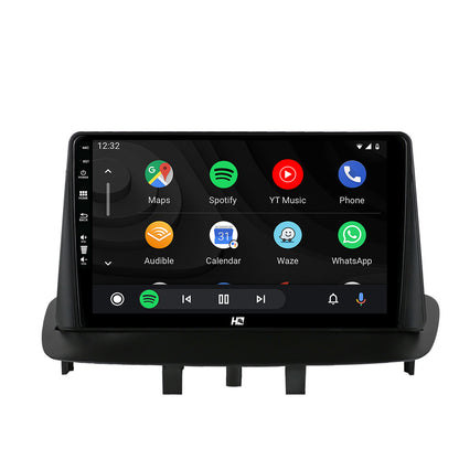 Navigatie HUB64 Renault Megane 3 / Fluence (2009-2016), 4GB RAM, Android, Octacore, Slot Sim 4G, DSP, GPS, Wi-FI, Carplay, Android Auto, USB, Bluetooth, Waze, Touchscreen, 9 inch