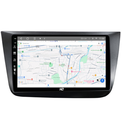 Navigatie HUB64 Seat Altea/Toledo (2005-2012), 2GB RAM, Android, GPS, Wi-FI, Carplay, Android Auto, USB, Bluetooth, Radio, Waze, Touchscreen, 9 inch