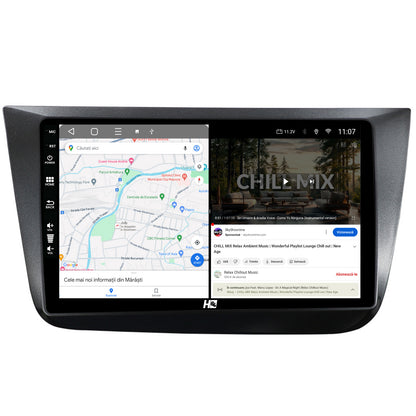 Navigatie HUB64 Seat Altea/Toledo (2005-2012), 4GB RAM, Android, Octacore, Slot Sim 4G, DSP, GPS, Wi-FI, Carplay, Android Auto, USB, Bluetooth, Waze, Touchscreen, 9 inch
