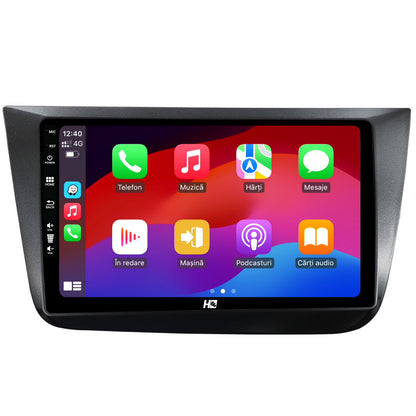 Navigatie HUB64 Seat Altea/Toledo (2005-2012), 4GB RAM, Android, Quadcore, DSP, GPS, Wi-FI, Carplay, Android Auto, USB, Bluetooth, Waze, Touchscreen, 9 inch