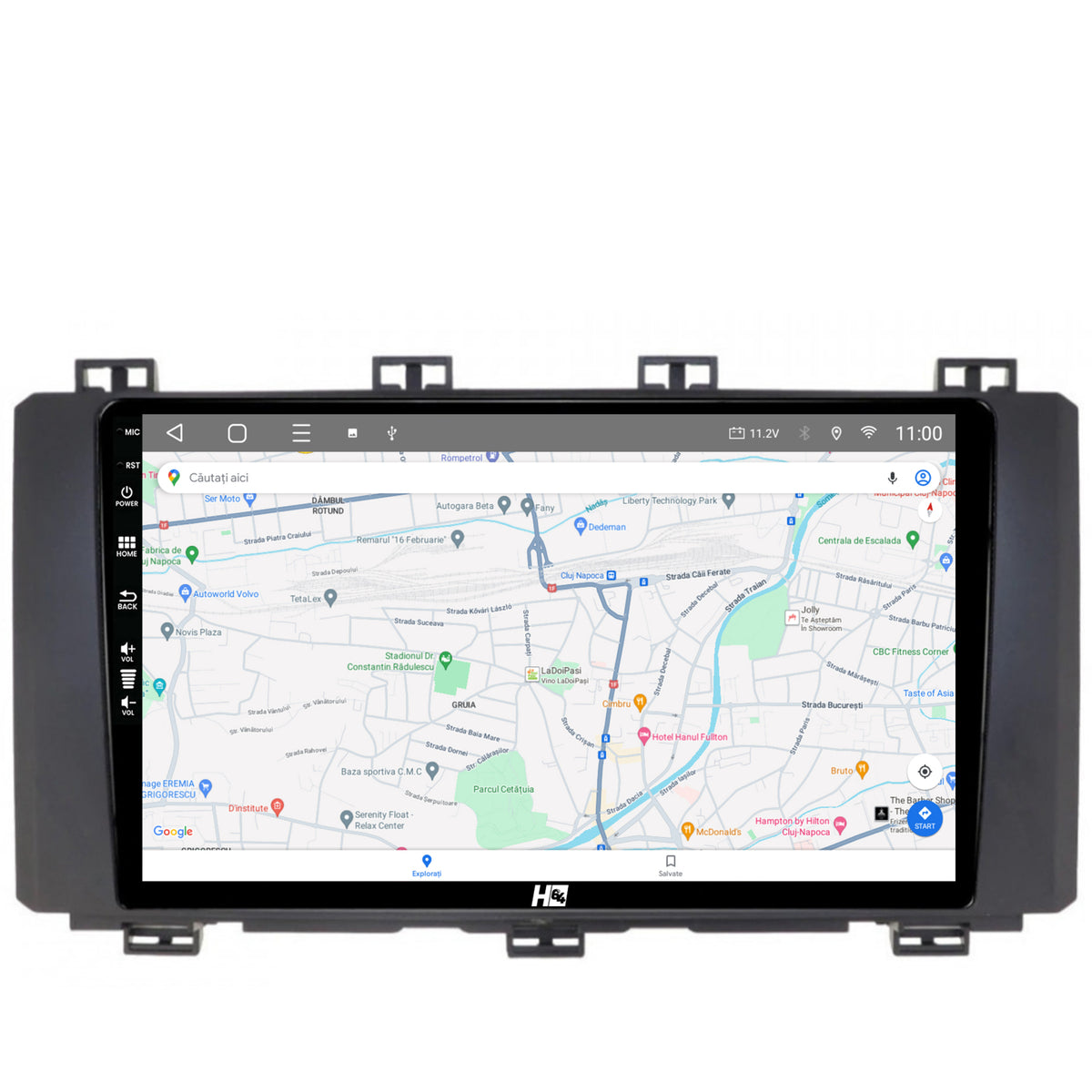 Navigatie HUB64 Seat Ateca (2016-Prezent), 4GB RAM, Android, Quadcore, DSP, GPS, Wi-FI, Carplay, Android Auto, USB, Bluetooth, Waze, Touchscreen, 9 inch