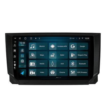 Navigatie HUB64 Seat Ibiza / Arona (2017+), 4GB RAM, Android, Octacore, Slot Sim 4G, DSP, GPS, Wi-FI, Carplay, Android Auto, USB, Bluetooth, Waze, Touchscreen, 9 inch