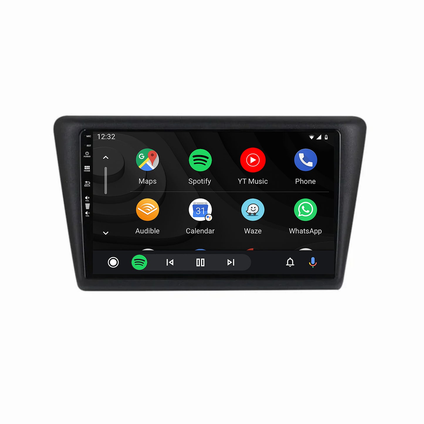Navigatie HUB64 Seat Toledo / Skoda Rapid (2012-2019), 4GB RAM, Android, Quadcore, DSP, GPS, Wi-FI, Carplay, Android Auto, USB, Bluetooth, Waze, Touchscreen, 9 inch