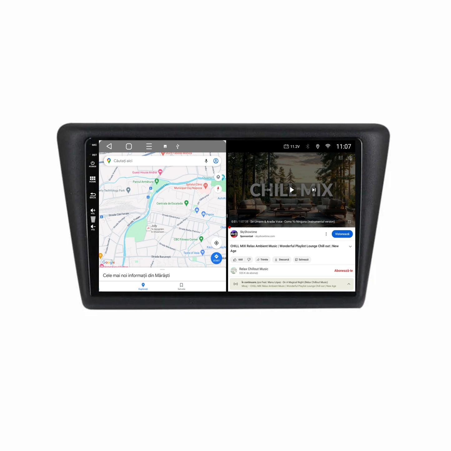 Navigatie HUB64 Seat Toledo / Skoda Rapid (2012-2019), 6GB RAM, Android, Octacore, Slot Sim 4G, DSP, GPS, Wi-FI, Carplay, Android Auto, USB, Bluetooth, Waze, Touchscreen, 9 Inch