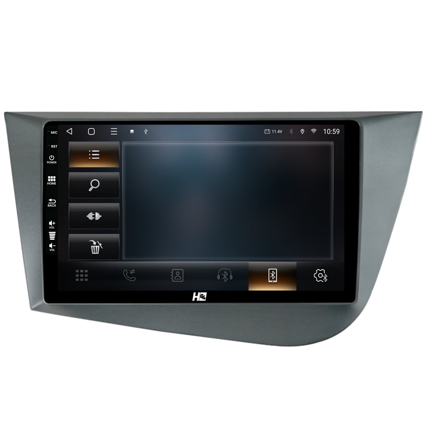 Navigatie HUB64 Seat Leon (2005-2012), 4GB RAM, Android, Quadcore, DSP, GPS, Wi-FI, Carplay, Android Auto, USB, Bluetooth, Waze, Touchscreen, 9 inch