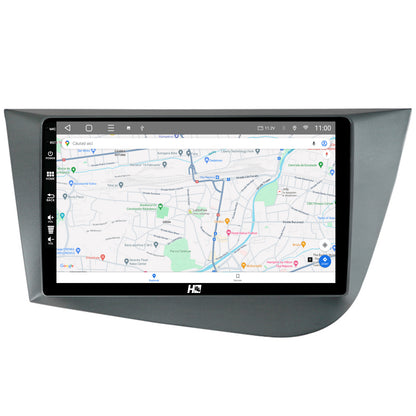 Navigatie HUB64 Seat Leon (2005-2012), 4GB RAM, Android, Octacore, Slot Sim 4G, DSP, GPS, Wi-FI, Carplay, Android Auto, USB, Bluetooth, Waze, Touchscreen, 9 inch