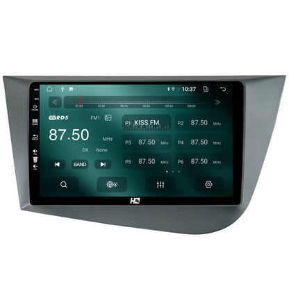Navigatie HUB64 Seat Leon (2005-2012), 2GB RAM, Android, GPS, Wi-FI, Carplay, Android Auto, USB, Bluetooth, Radio, Waze, Touchscreen, 9 inch