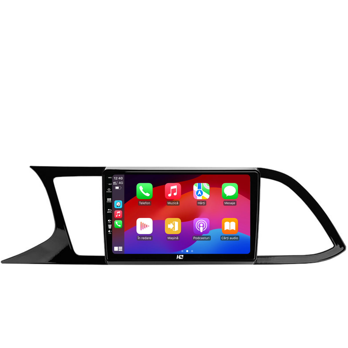 Navigatie HUB64 Seat Leon 3 (2014-2020), 4GB RAM, Android, Quadcore, DSP, GPS, Wi-FI, Carplay, Android Auto, USB, Bluetooth, Waze, Touchscreen, 9 inch