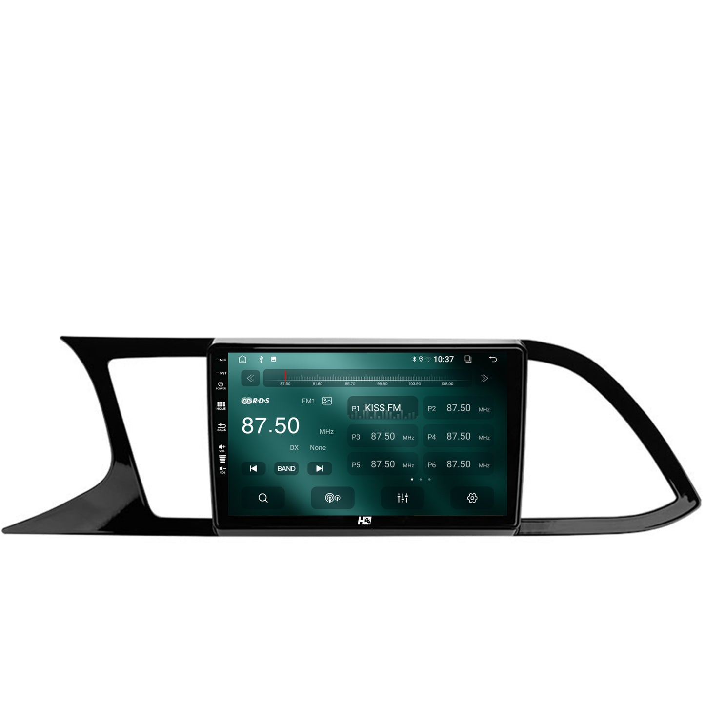 Navigatie HUB64 Seat Leon 3 (2014-2020), 2GB RAM, Android, GPS, Wi-FI, Carplay, Android Auto, USB, Bluetooth, Radio, Waze, Touchscreen, 9 inch
