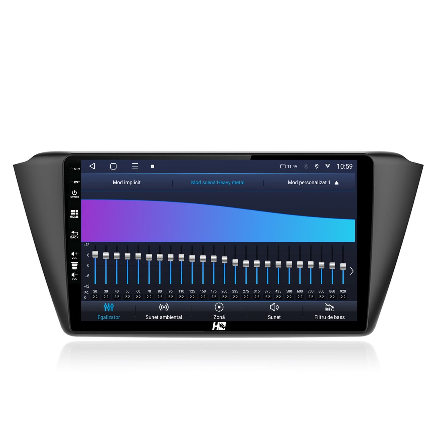 Navigatie HUB64 Skoda Fabia (2015+), 4GB RAM, Android, Octacore, Slot Sim 4G, DSP, GPS, Wi-FI, Carplay, Android Auto, USB, Bluetooth, Waze, Touchscreen, 9 inch