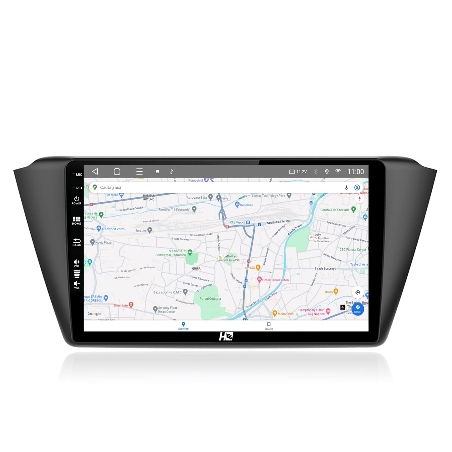 Navigatie HUB64 Skoda Fabia (2015+), 4GB RAM, Android, Quadcore, DSP, GPS, Wi-FI, Carplay, Android Auto, USB, Bluetooth, Waze, Touchscreen, 9 inch