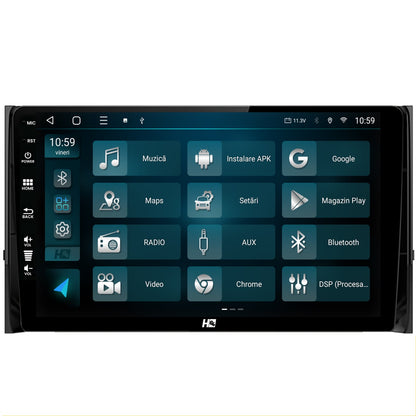 Navigatie HUB64 Skoda Kodiaq, 4GB RAM, Android, Quadcore, DSP, GPS, Wi-FI, Carplay, Android Auto, USB, Bluetooth, Waze, Touchscreen, 10.1 Inch