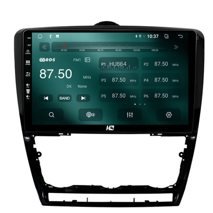 Navigatie HUB64 Skoda Octavia 2, 2GB RAM, Android, GPS, Wi-FI, Carplay, Android Auto, USB, Bluetooth, Radio, Waze, Touchscreen, 10.1 inch