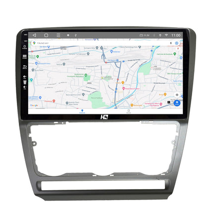 Navigatie HUB64 Skoda Octavia 2, 4GB RAM, Android, Quadcore, DSP, GPS, Wi-FI, Carplay, Android Auto, USB, Bluetooth, Waze, Touchscreen, 10.1 Inch