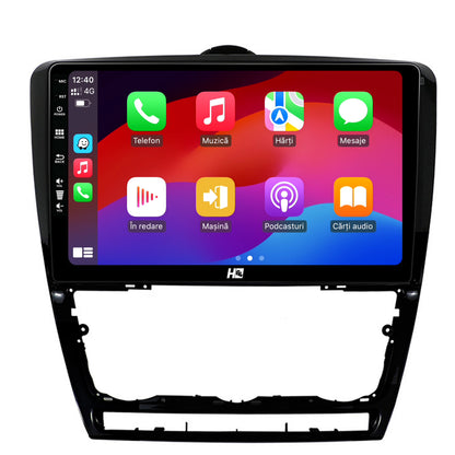 Navigatie HUB64 Skoda Octavia 2, 4GB RAM, Android, Quadcore, DSP, GPS, Wi-FI, Carplay, Android Auto, USB, Bluetooth, Waze, Touchscreen, 10.1 Inch