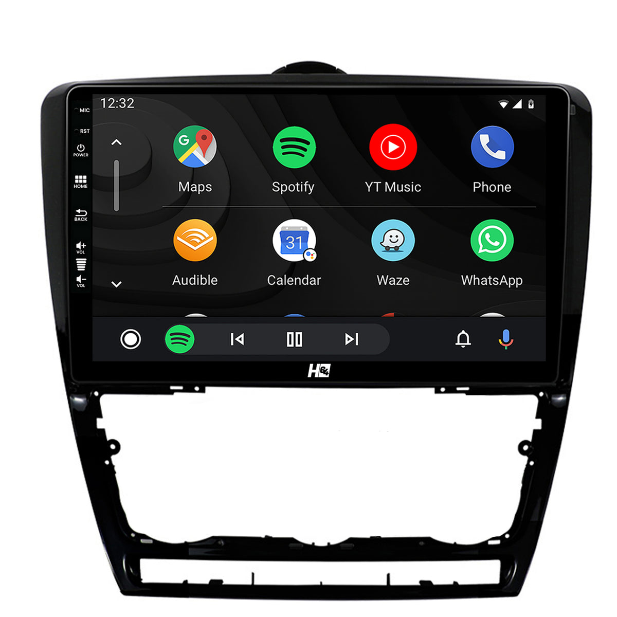 Navigatie HUB64 Skoda Octavia 2, 4GB RAM, Android, Quadcore, DSP, GPS, Wi-FI, Carplay, Android Auto, USB, Bluetooth, Waze, Touchscreen, 10.1 Inch