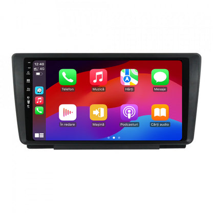 Navigatie HUB64 Skoda Octavia 2, 4GB RAM, Android, Quadcore, DSP, GPS, Wi-FI, Carplay, Android Auto, USB, Bluetooth, Waze, Touchscreen, 9 Inch