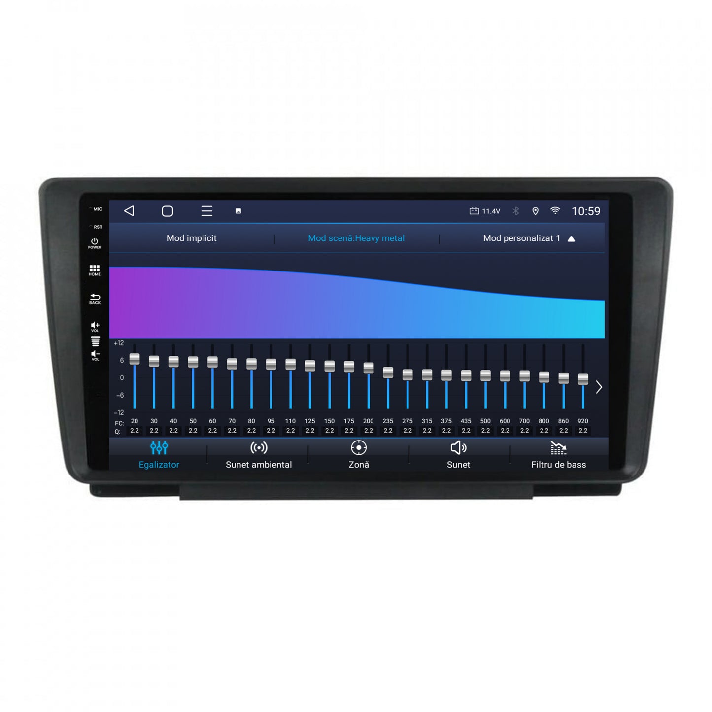 Navigatie HUB64 Skoda Octavia 2, 6GB RAM, Android, Octacore, Slot Sim 4G, DSP, GPS, Wi-FI, Carplay, Android Auto, USB, Bluetooth, Waze, Touchscreen, 9 Inch