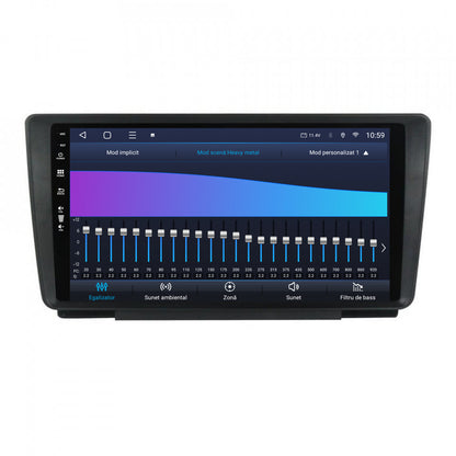 Navigatie HUB64 Skoda Octavia 2, 8GB RAM, Android, Octacore, Slot Sim 4G, DSP, GPS, Wi-FI, Carplay, Android Auto, USB, Bluetooth, Waze, Touchscreen, 9 Inch