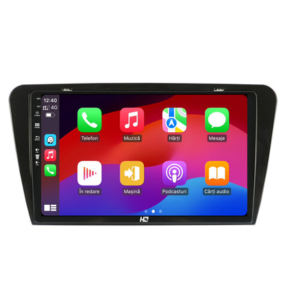 Navigatie HUB64 Skoda Octavia 3 (2013-2018), 4GB RAM, Android, Quadcore, DSP, GPS, Wi-FI, Carplay, Android Auto, USB, Bluetooth, Waze, Touchscreen, 10.1 Inch