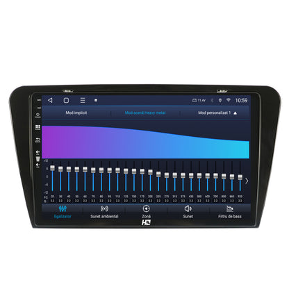 Navigatie HUB64 Skoda Octavia 3 (2013-2018), 6GB RAM, Android, Octacore, Slot Sim 4G, DSP, GPS, Wi-FI, Carplay, Android Auto, USB, Bluetooth, Waze, Touchscreen, 10.1 Inch