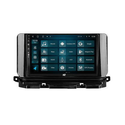 Navigatie HUB64 Skoda Octavia 4 (2021+), 8GB RAM, Android, Octacore, Slot Sim 4G, DSP, GPS, Wi-FI, Carplay, Android Auto, USB, Bluetooth, Waze, Touchscreen, 10.1 Inch